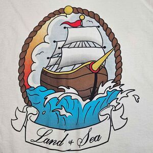 Tattoo style T- shirt- Ship